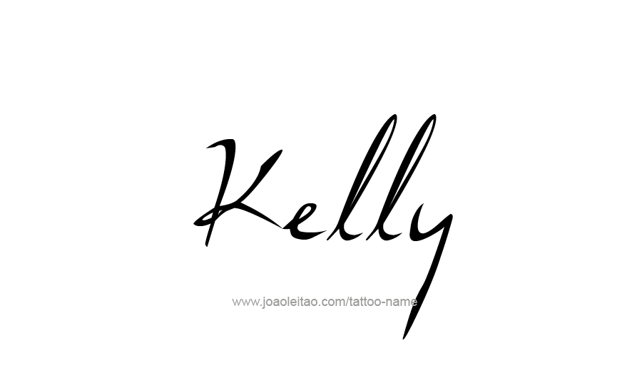 Tattoo Design Name Kelly   