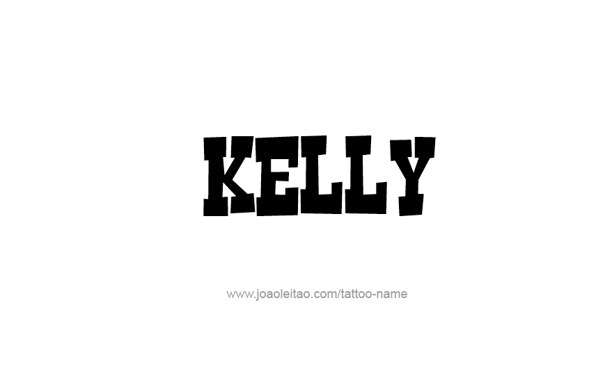 Tattoo Design Name Kelly   