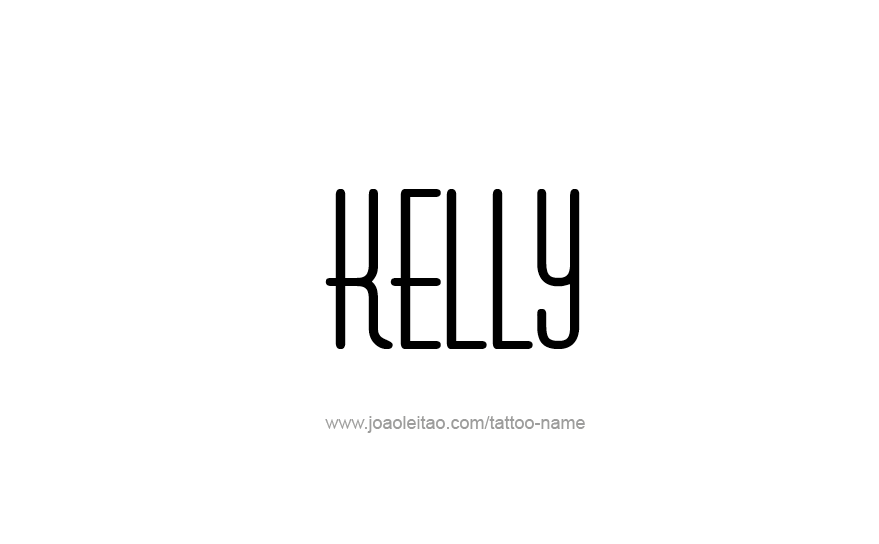 Tattoo Design Name Kelly   