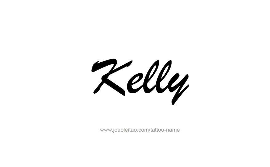 Tattoo Design Name Kelly   