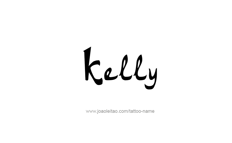 Tattoo Design Name Kelly   