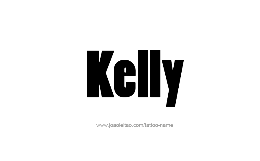 Tattoo Design Name Kelly   