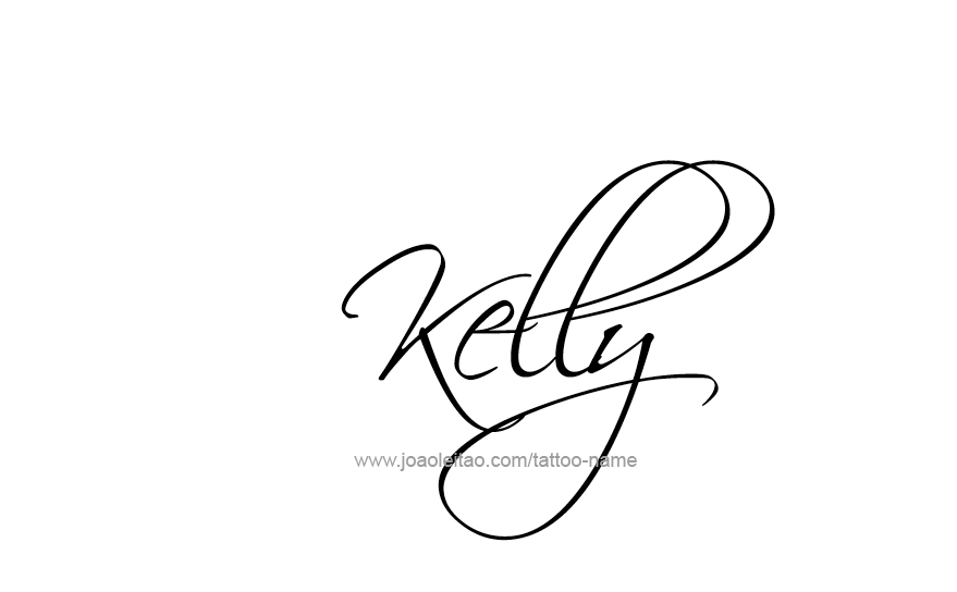 Tattoo Design Name Kelly   