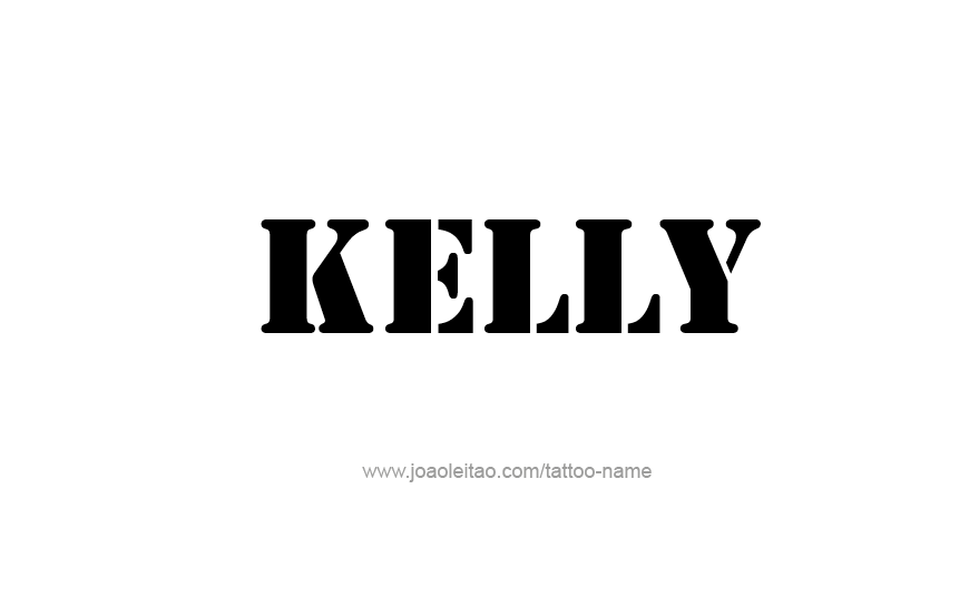 Tattoo Design Name Kelly   