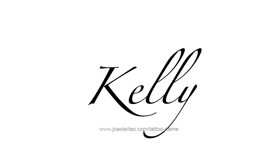 Tattoo Design Name Kelly   