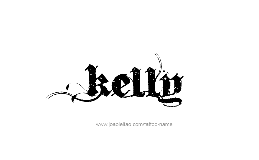 Tattoo Design Name Kelly   