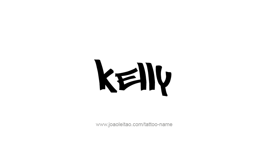 Tattoo Design Name Kelly   