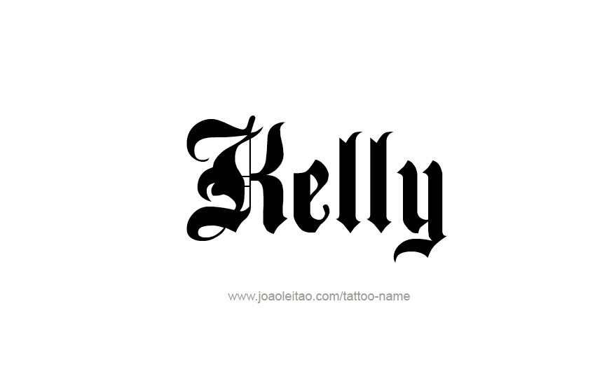 Tattoo Design Name Kelly   