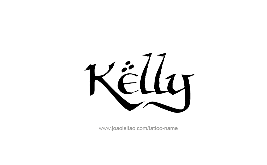 Tattoo Design Name Kelly   