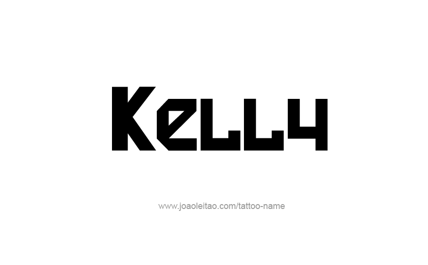 Tattoo Design Name Kelly   