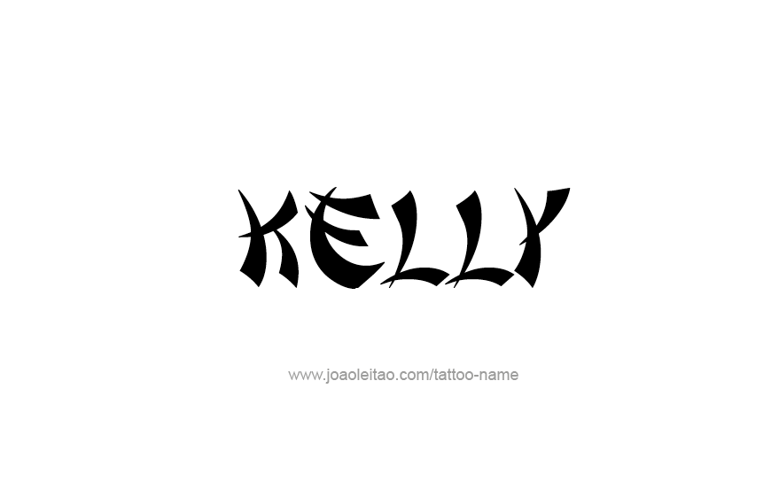 Tattoo Design Name Kelly   