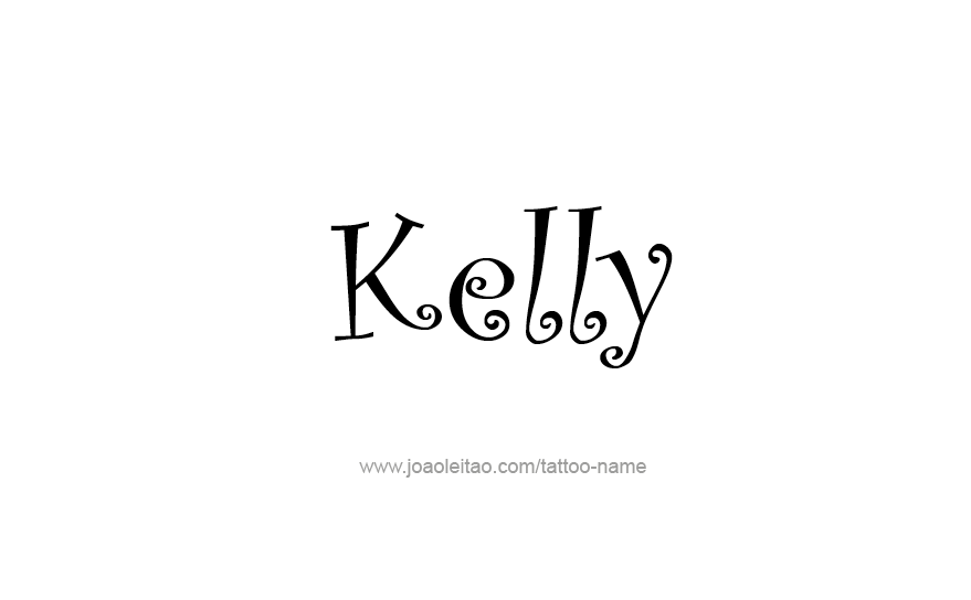 Kelly Name Tattoo Designs