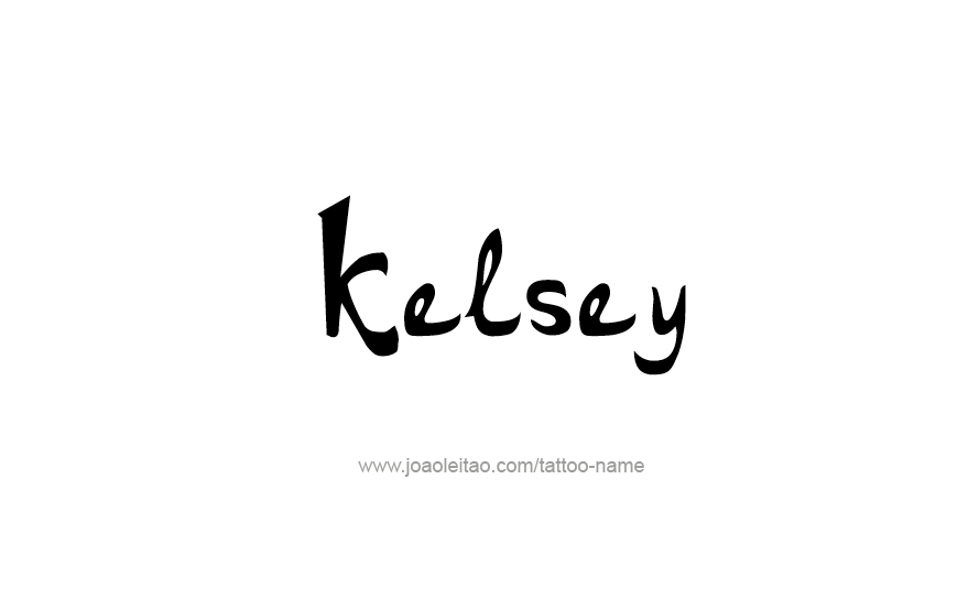 Tattoo Design Name Kelsey   