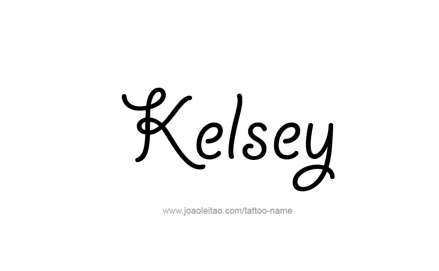 Tattoo Design Name Kelsey   