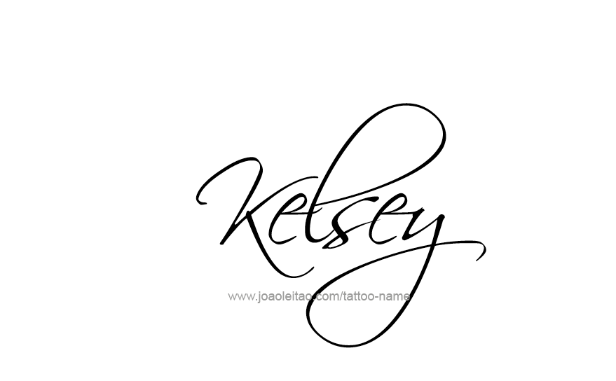 Tattoo Design Name Kelsey   