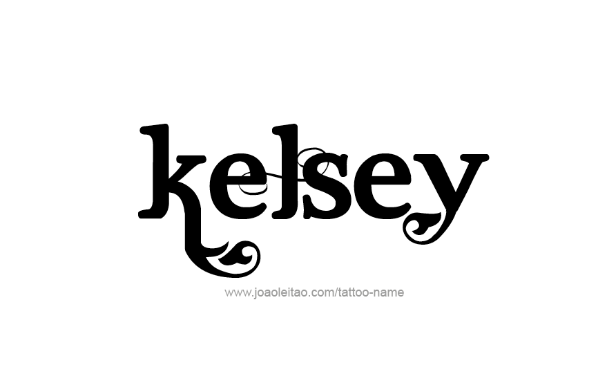 Tattoo Design Name Kelsey   