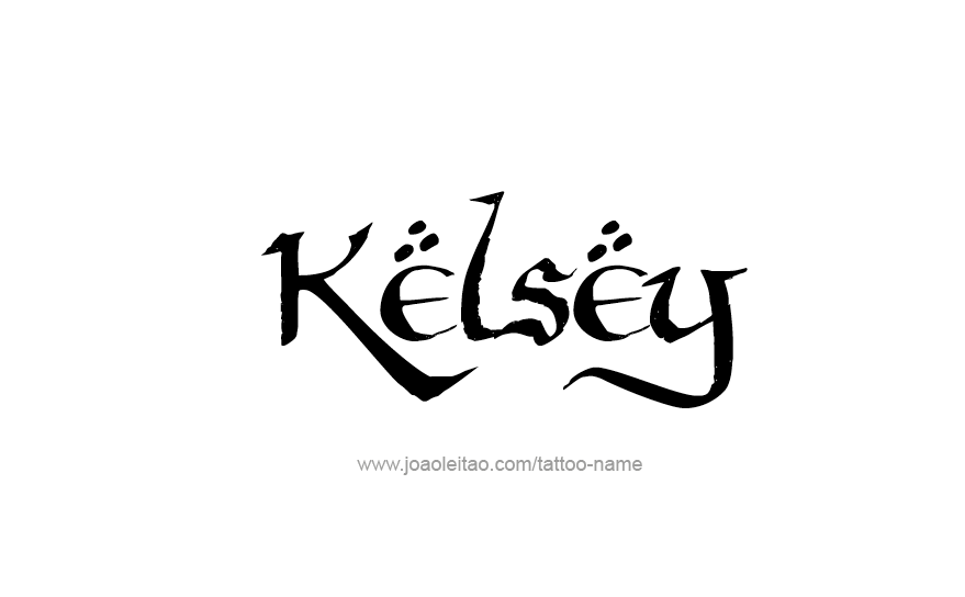 Tattoo Design Name Kelsey   