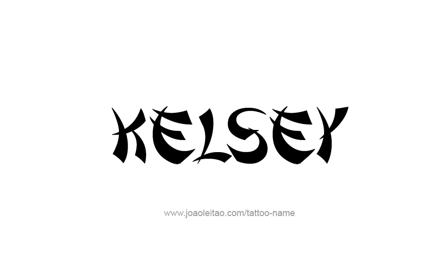 Tattoo Design Name Kelsey   