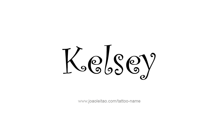 Tattoo Design Name Kelsey   