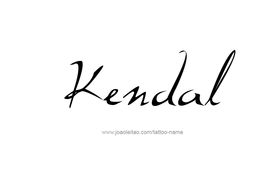 Tattoo Design Name Kendal   