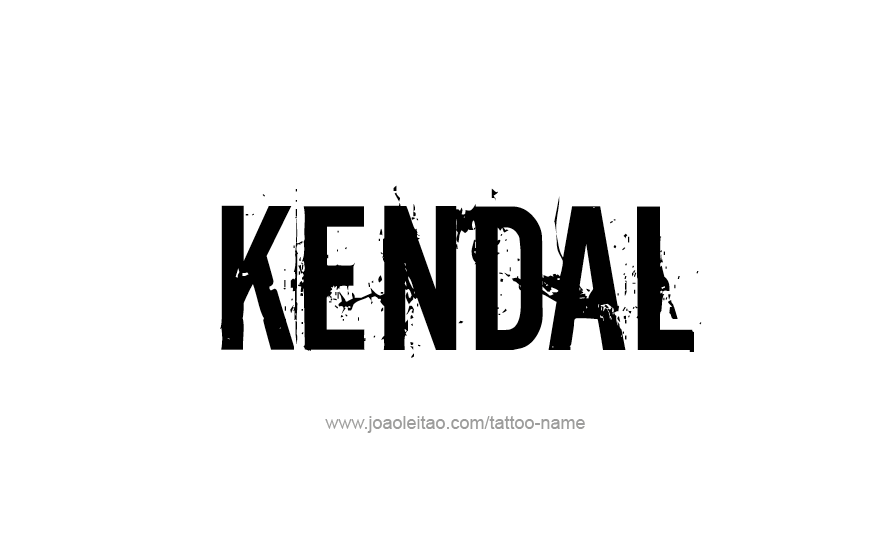 Tattoo Design Name Kendal   