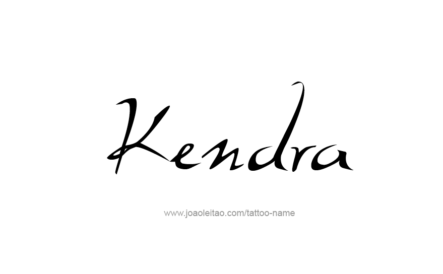 Tattoo Design Name Kendra   