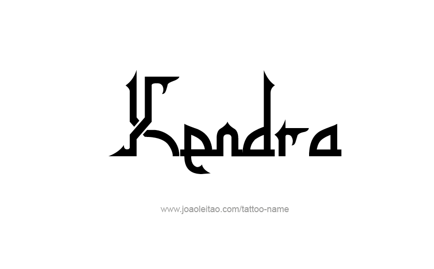 Tattoo Design Name Kendra   