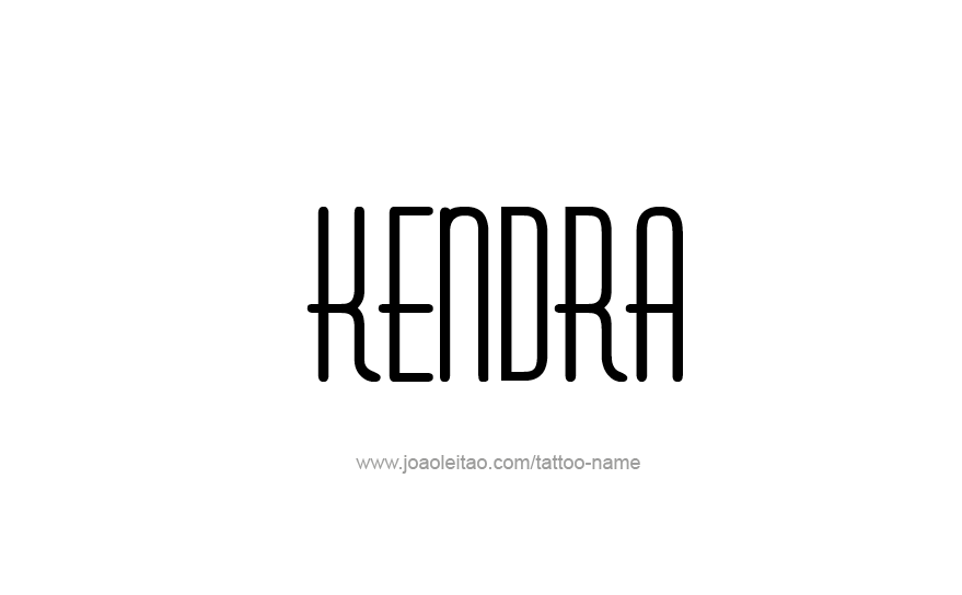 Tattoo Design Name Kendra   