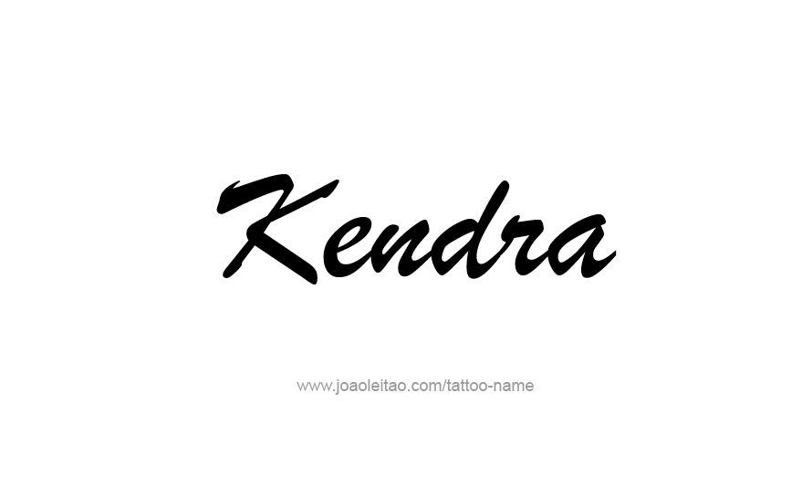 Tattoo Design Name Kendra   