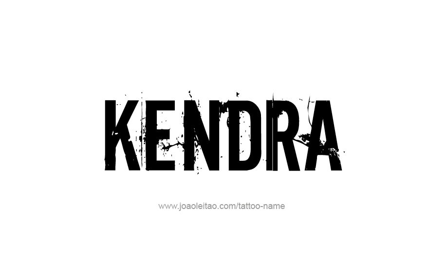 Tattoo Design Name Kendra