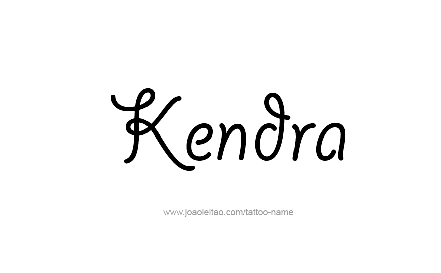 Tattoo Design Name Kendra   