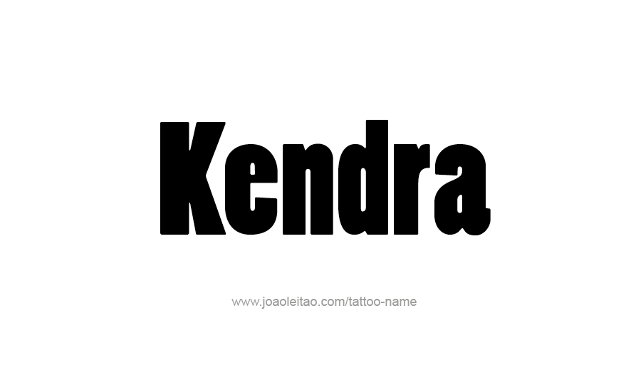 Tattoo Design Name Kendra   