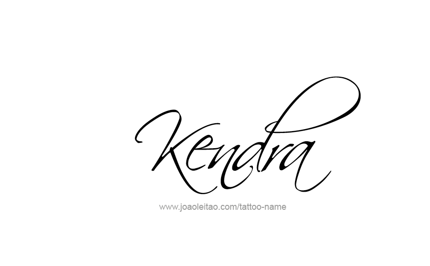 Tattoo Design Name Kendra   