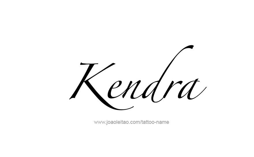 Tattoo Design Name Kendra   