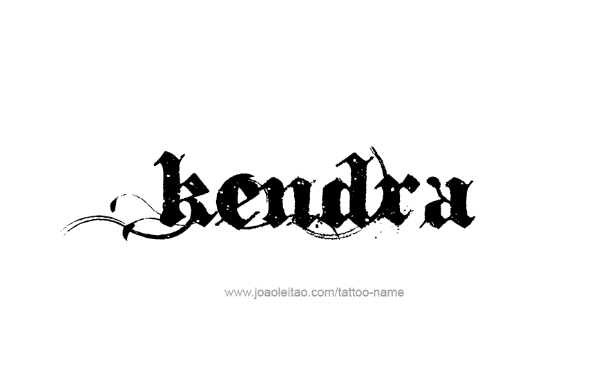 Tattoo Design Name Kendra   