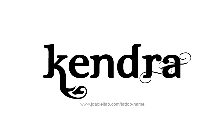 Tattoo Design Name Kendra   