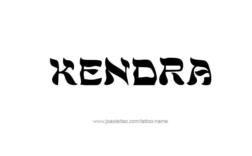 Tattoo Design Name Kendra   