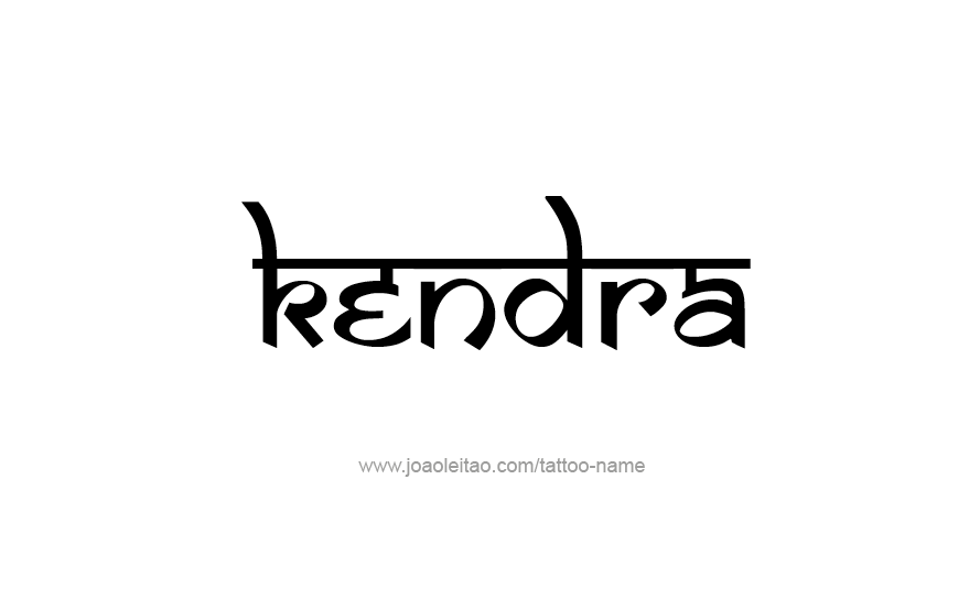 Tattoo Design Name Kendra   