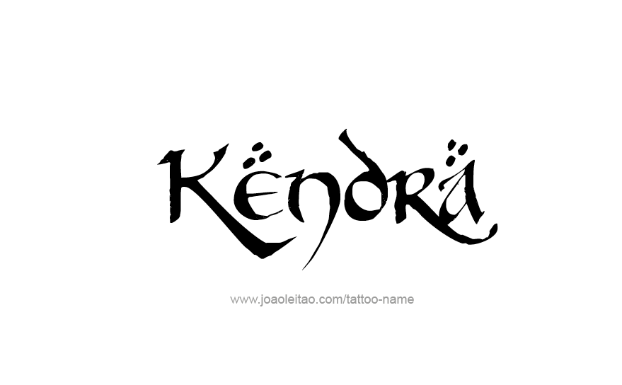 Tattoo Design Name Kendra   