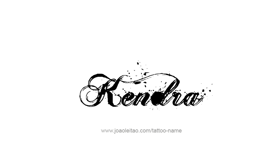 Tattoo Design Name Kendra   