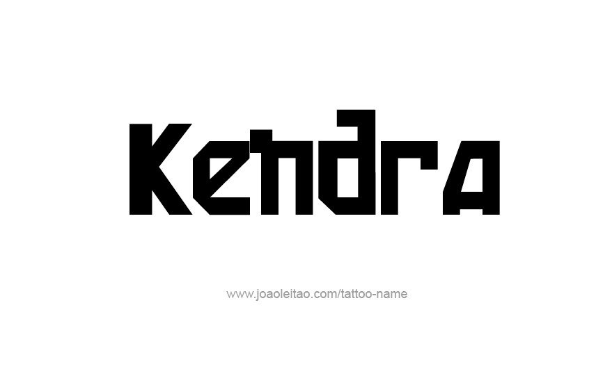 Tattoo Design Name Kendra   