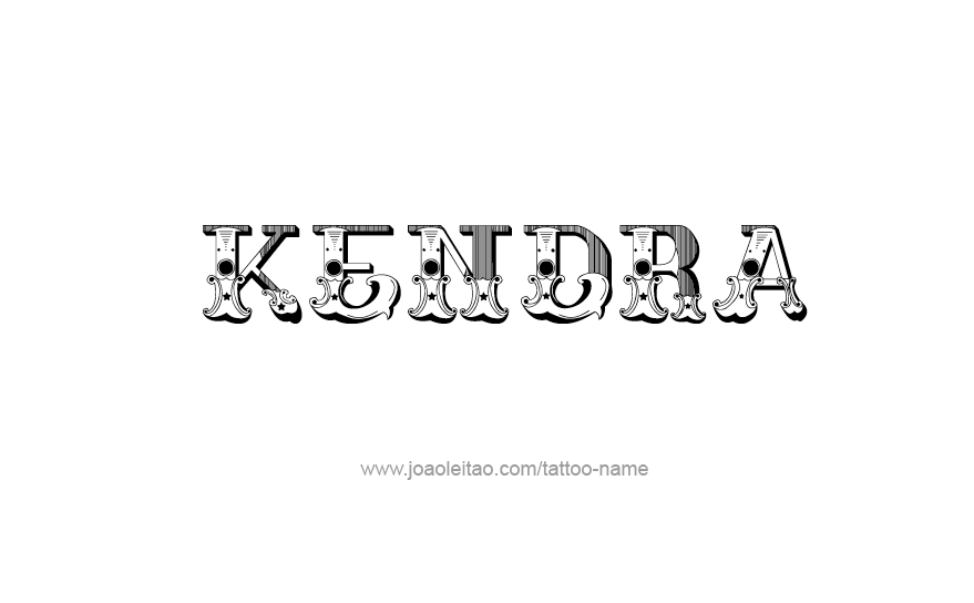 Tattoo Design Name Kendra   