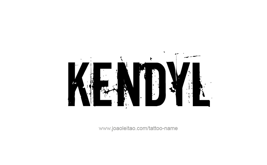 Tattoo Design Name Kendyl   