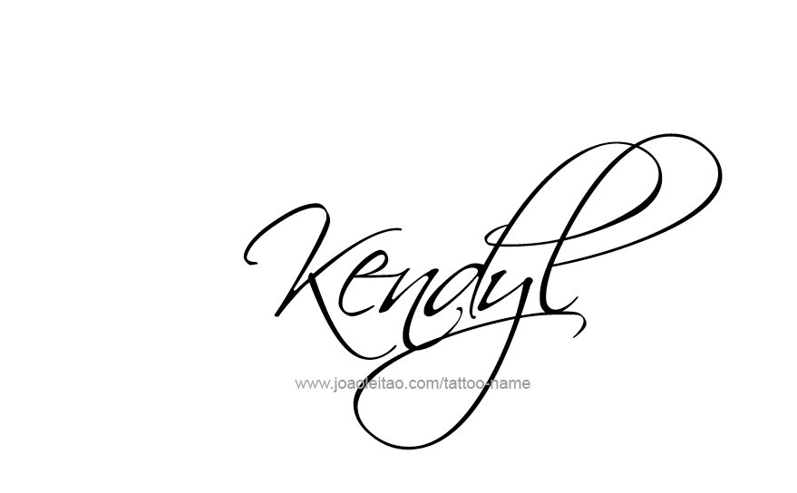 Tattoo Design Name Kendyl   