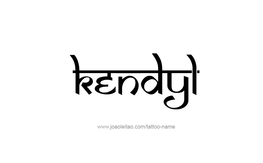 Tattoo Design Name Kendyl   