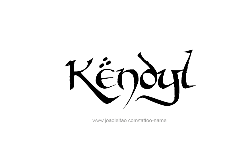 Tattoo Design Name Kendyl   