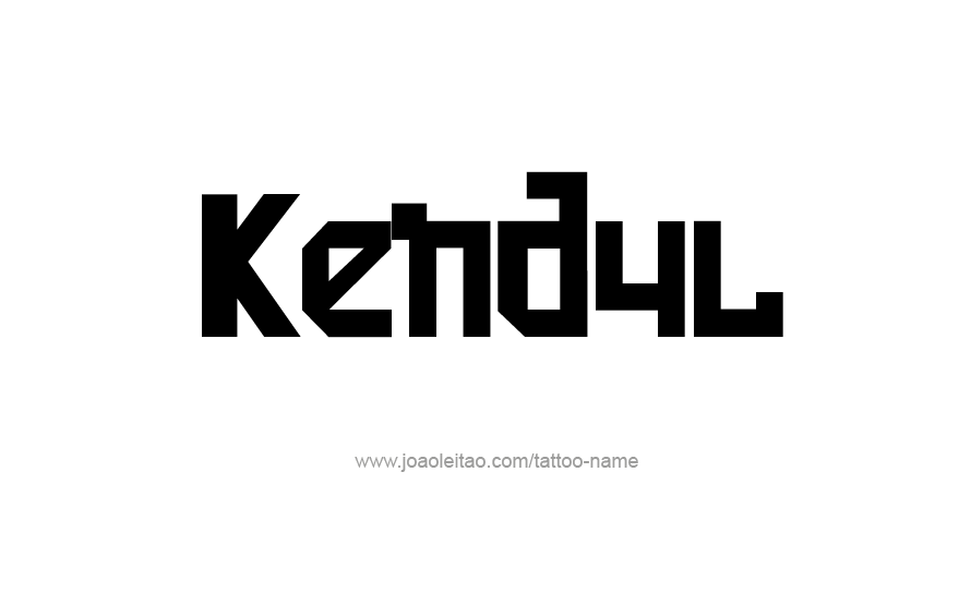 Tattoo Design Name Kendyl   