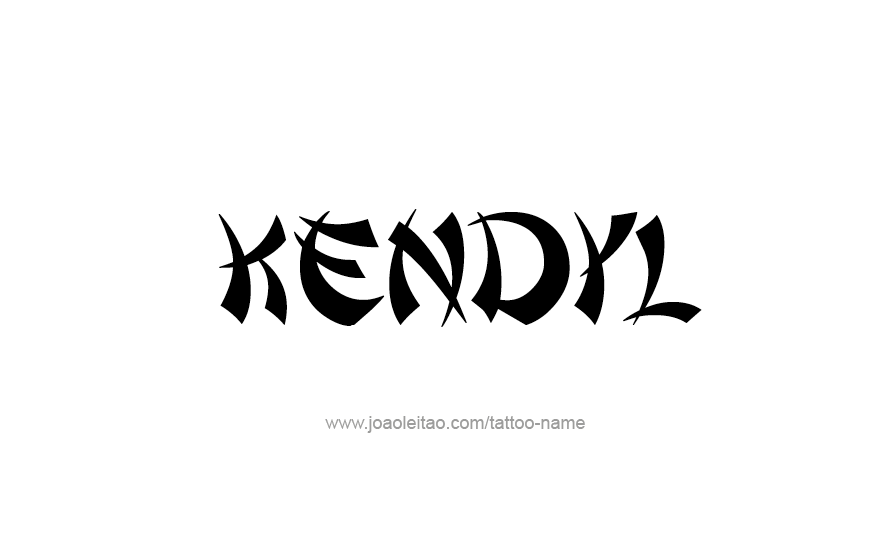 Tattoo Design Name Kendyl   