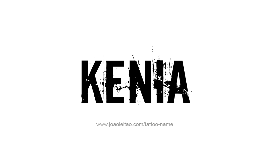 Tattoo Design Name Kenia   