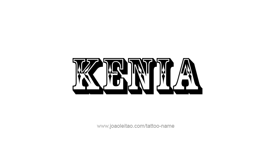 Tattoo Design Name Kenia   